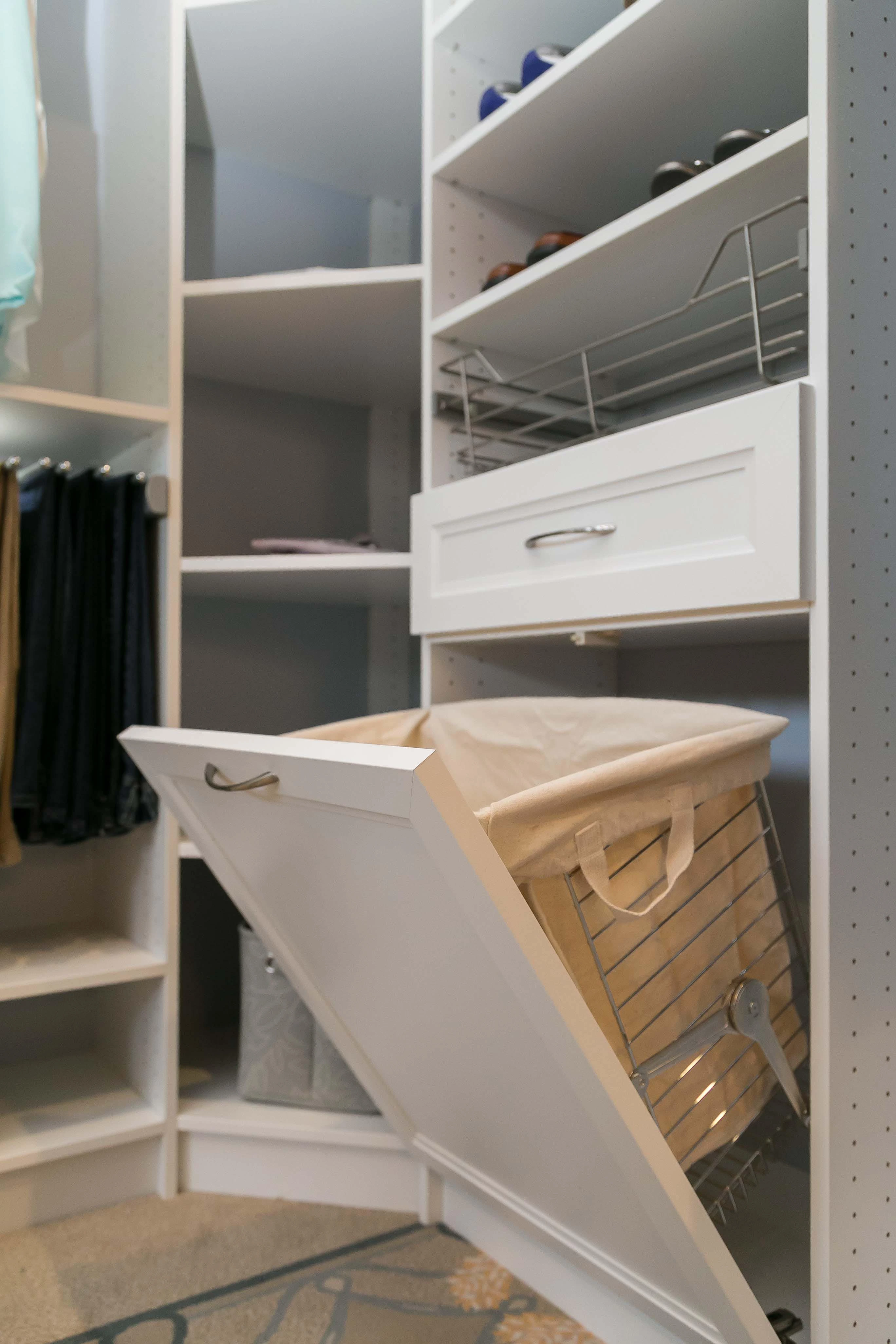 Custom closet design by The Closet Solution in Charleston, SC